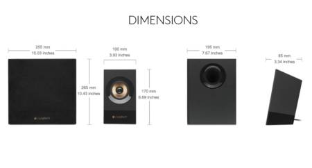 Logitech 2.1 Speakers Z533