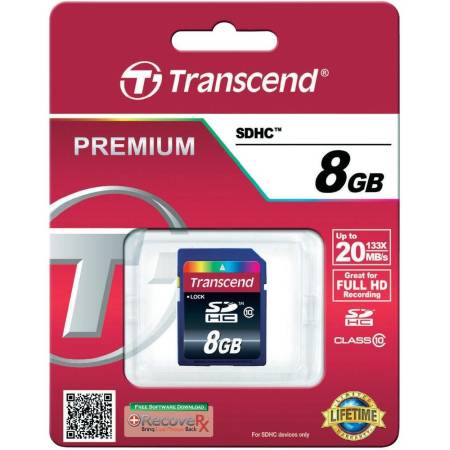 Transcend 8GB SDHC (Class 10)