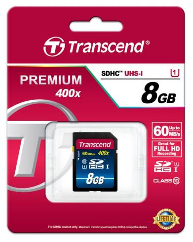 Transcend 8GB SDHC UHS-I Premium (Class 10)