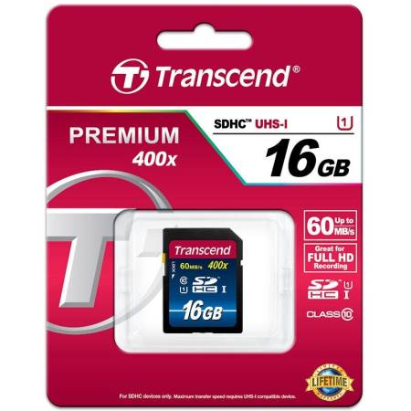 Transcend 16GB SDHC UHS-I Premium (Class 10)