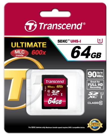 Transcend 64GB SDXC UHS-I (Class10)