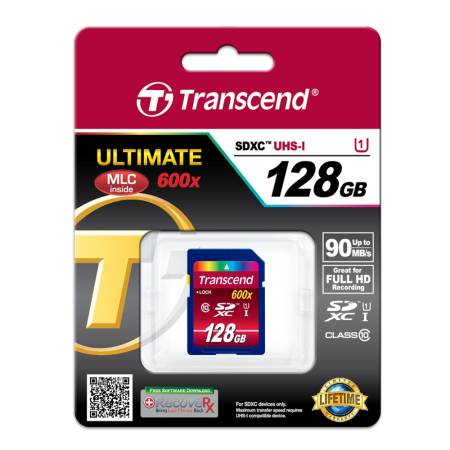 Transcend 128GB SDXC UHS-I (Class10)