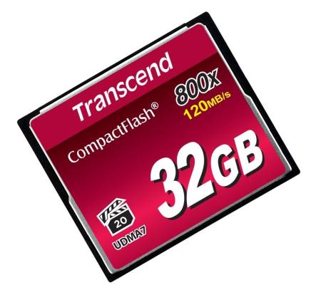 Transcend 32GB CF Card (800X)