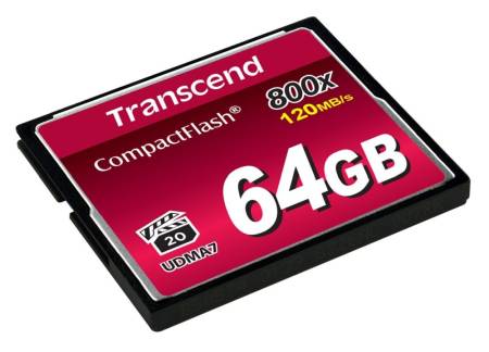 Transcend 64GB CF Card (800x)