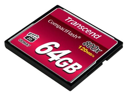 Transcend 64GB CF Card (800x)