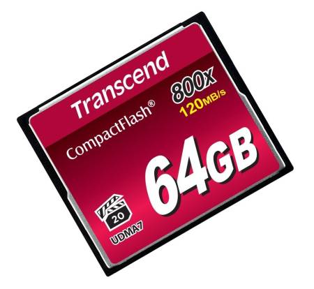 Transcend 64GB CF Card (800x)