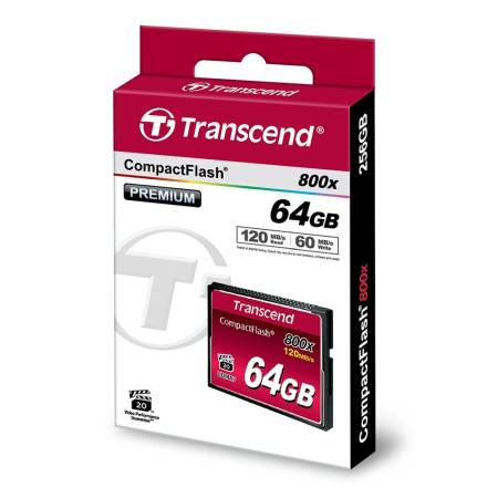 Transcend 64GB CF Card (800x)