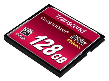 Transcend 128GB CF Card (800x)