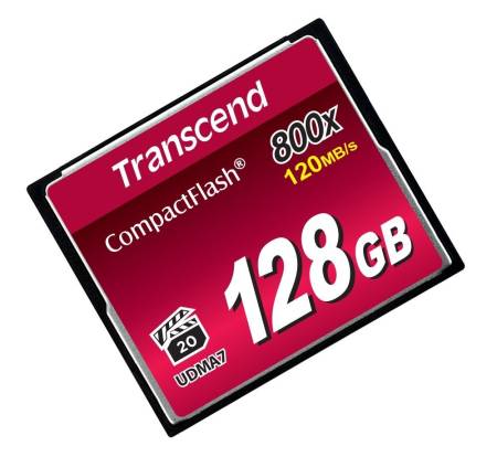 Transcend 128GB CF Card (800x)