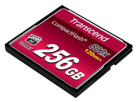 Transcend 256GB CF Card (800x)