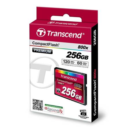 Transcend 256GB CF Card (800x)