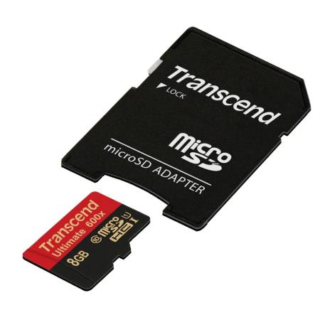 Transcend 8GB micro SDHC UHS-I (with adapter
