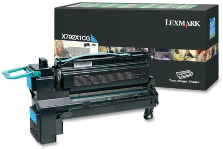 Lexmark X792X1CG X792 Cyan Return Programme 20K Print Cartridge