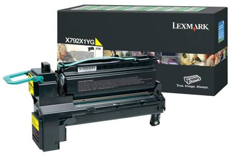 Lexmark X792X1YG X792 Yellow Return Programme 20K Print Cartridge