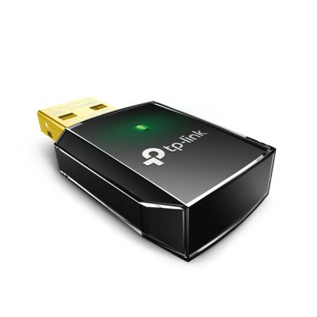 Безжичен двулентов USB адаптер TP-Link AC600 Archer T2U