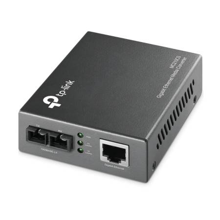 Гигабитов еднорежимен медиен конвертор TP-Link Omada MC210CS v6.20