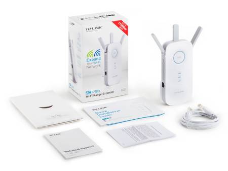 Удължител на обхват TP-Link RE450 AC1750 2-лентов