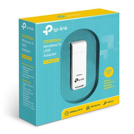 Безжичен USB адаптер TP-Link TL-WN821N