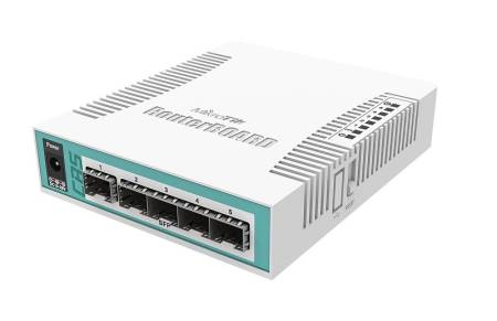 Облачен рутер-комутатор MikroTik Cloud Switch Router CRS106-1C-5S