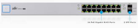Комутатор Ubiquiti UniFi Switch UBNT US-16-150W с 16 Gigabit порта