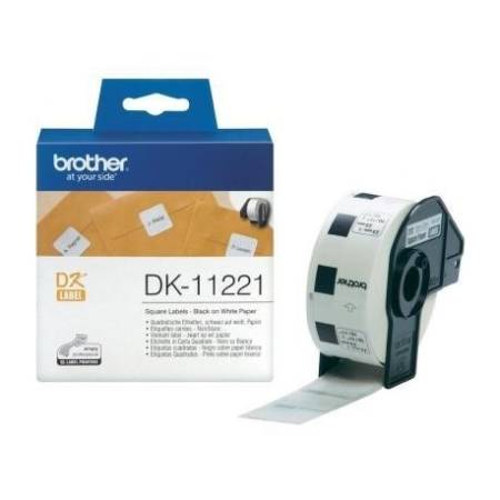 Brother DK-11221 Square Paper Labels