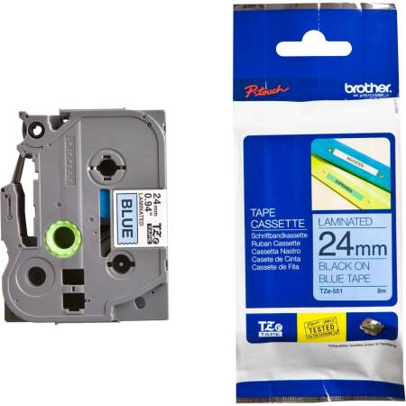 Brother TZe-551 Tape Black on Blue