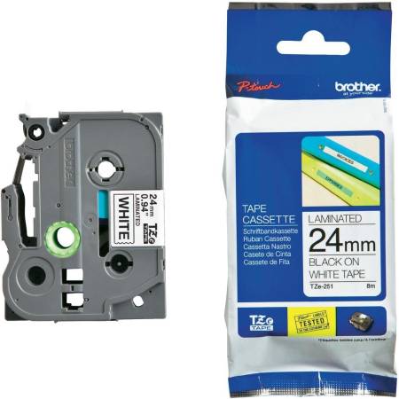 Brother TZe-251 Tape Black on White