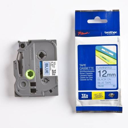 Brother TZe-531 Tape Black on Blue