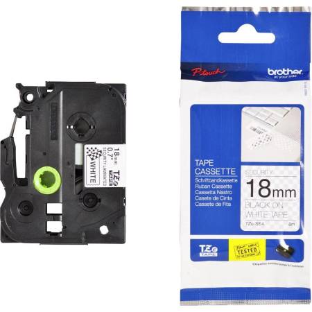 Brother TZe-SE4 Tape Black on White