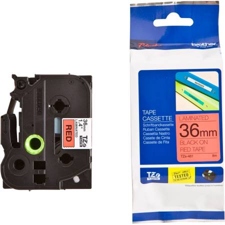Brother TZe-461 Tape Black on Red