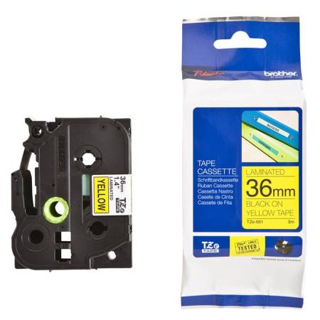 Brother TZe-661 Tape Black on Yellow