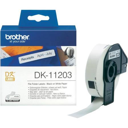 Brother DK-11203 File Folder Labels