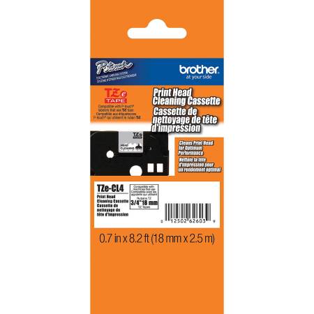 Brother TZe-CL4 18mm Head Cleaning Tape