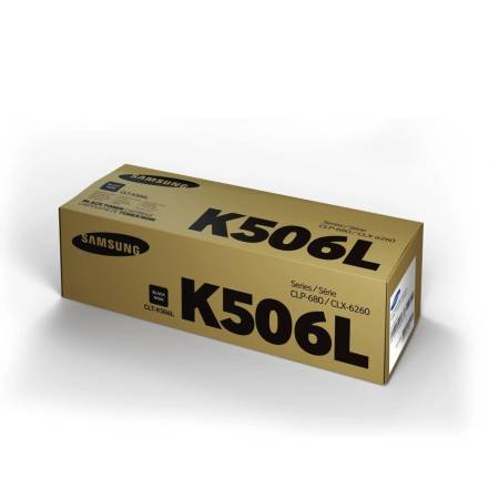 Samsung CLT-K506L High Yield Black Toner Cartridge