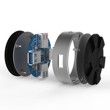 Алуминиев USB3.0 хъб с 3 USB 3.0 порта Orico ANS1