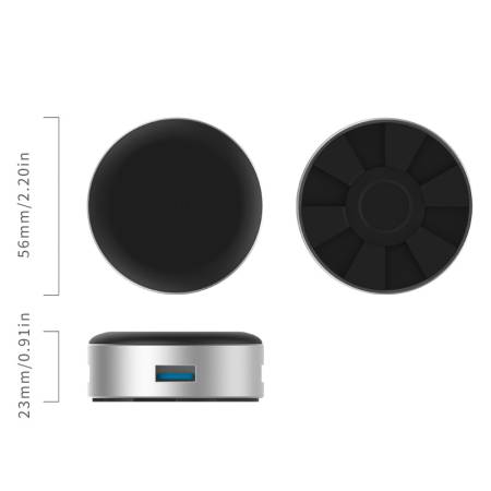 Алуминиев USB3.0 хъб с 3 USB 3.0 порта Orico ANS1