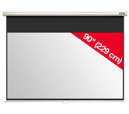 Acer M90-W01MG Projection Screen 90'' (16:9) Wall & Ceiling Gray Manual