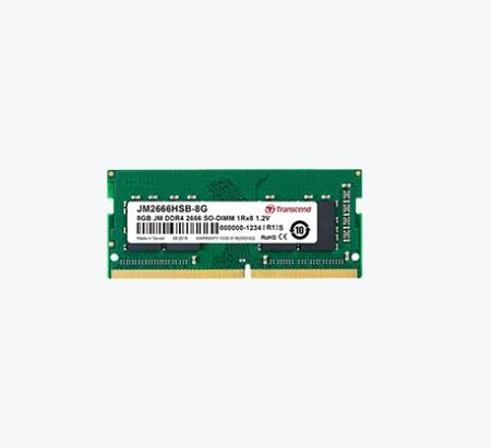 Transcend 8GB 260pin SO-DIMM DDR4 2666 1Rx8 1Gx8 CL19 1.2V