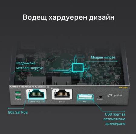 Хардуерен контролер TP-Link Omada OC200
