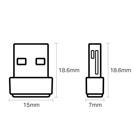 Безжичен USB адаптер TP-LINK Archer T2U Nano AC600