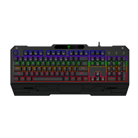 Механична геймърска клавиатура Redragon T-Dagger Battleship Rainbow T-TGK301