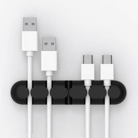 Държач на кабели Orico CBS5 в черен цвят