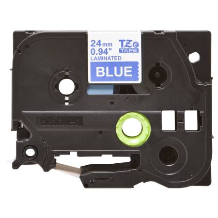 Brother TZe-555 Labelling Tape Cassette – White On Blue