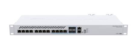Комутатор MikroTik CRS312-4C+8XG-RM