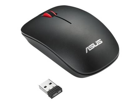 ASUS 90XB0450-BMU000 Mouse Wireless WT300 USB Matte Black-Red