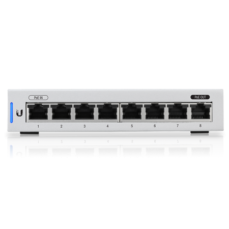 8-портов управляем гигабитен комутатор Ubiqtui UniFi Switch 8 US-8