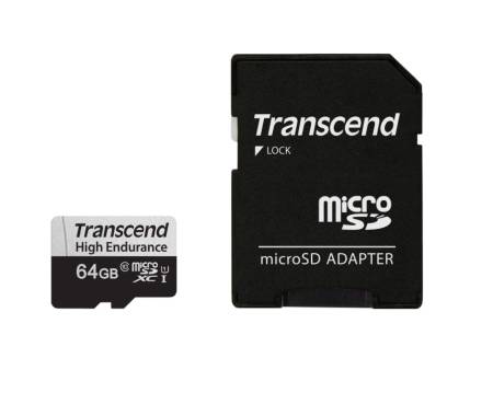 Transcend 64GB micro SD w/ adapter U1