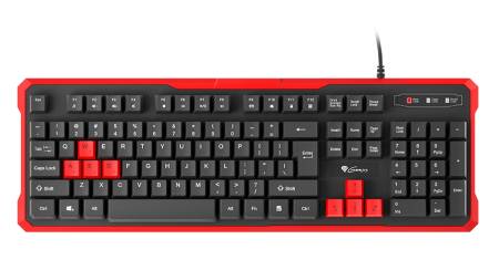 Genesis Gaming Keyboard Rhod 110 Red Us Layout
