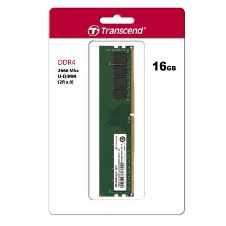 Transcend 16GB JM DDR4 2666Mhz U-DIMM 2Rx8 1Gx8 CL19 1.2V