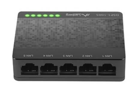 Lanberg switch DSP1-1005 5-port